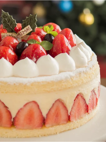 Easy Way Prepare Christmas ☆ Strawberry and White Chocolate Mousse Cake the Can Spoil the Tongue Perfect
