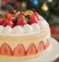 Easy Way Prepare Christmas ☆ Strawberry and White Chocolate Mousse Cake the Can Spoil the Tongue Perfect