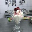 Postre rápido de crema helada
