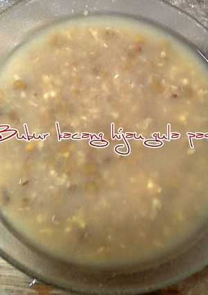 Foto resep Bubur kacang hijau gula pasir