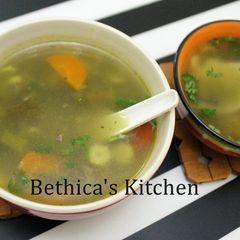 A picture of Tom Yum Vegetable Soup.