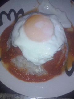 Una foto de Arroz a la cubana