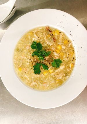 Hình của món Súp tam tơ.