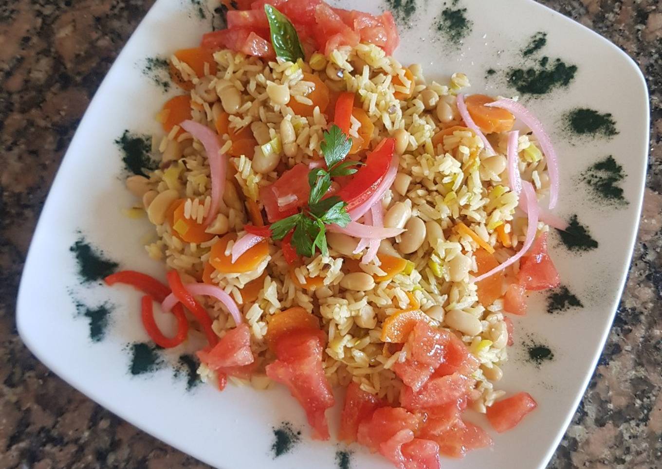 Ensalada de arroz "diferente"