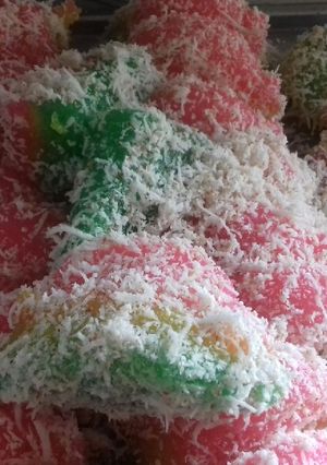 Foto resep Lapis ubi pelangi