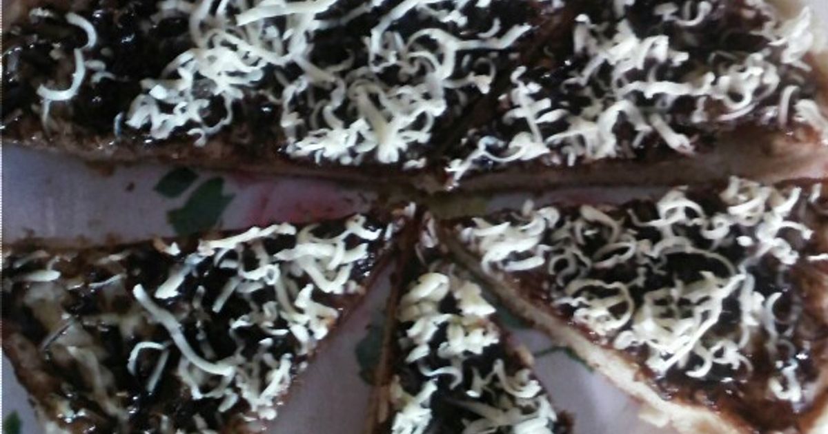 Resep Pizza Manis Teflon Gampang Banget oleh Mama A.Rafan - Cookpad
