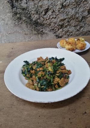 Foto resep Kangkung tempe