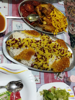 عکسی از دستور زرشک پلو با مرغ