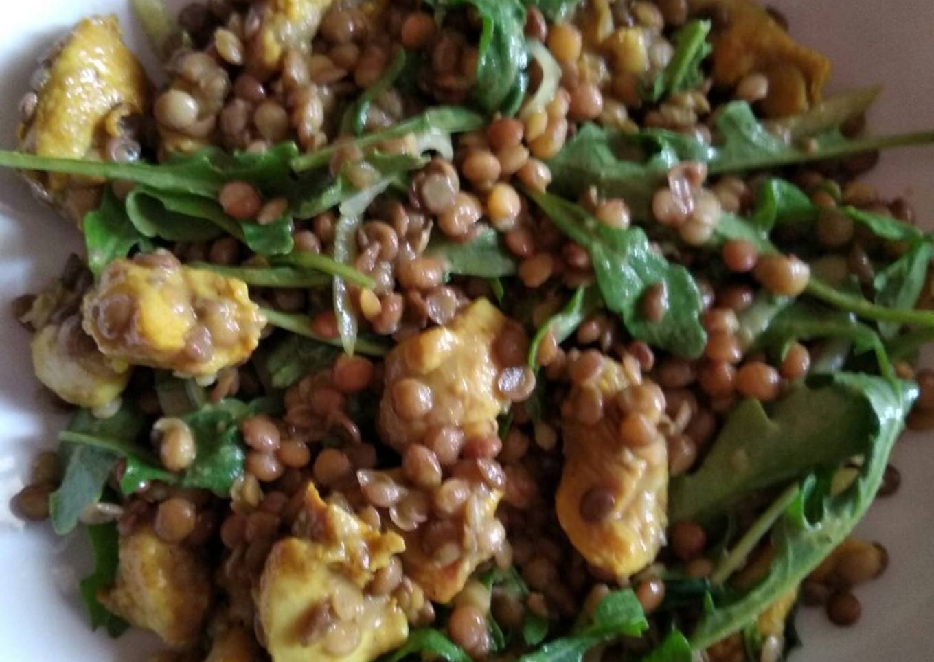 Ensalada de lentejas  'recetas saludables para diabetes'