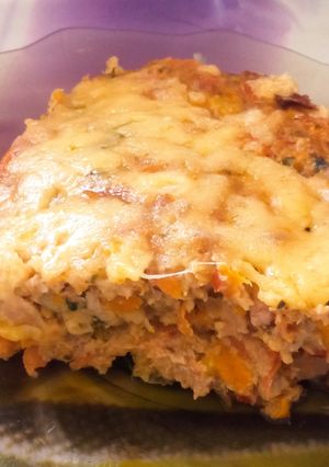 Una foto de Torta de carne y verduras