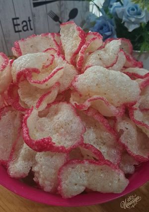 Foto resep Kerupuk Nasi Gurih bawang putih 🍚🧄