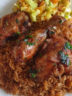 A picture of Fried dry chicken.