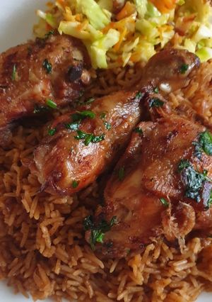 A picture of Fried dry chicken.