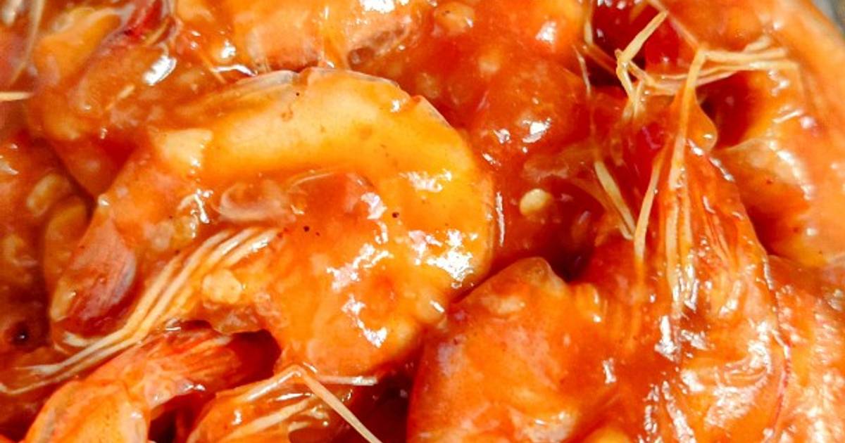 Resep Udang saos pedas manis oleh Mama Lella - Cookpad