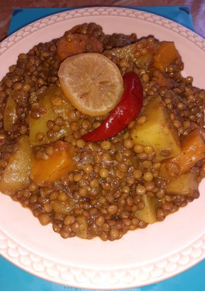 Foto principal de Lentejas con verduras 😊
