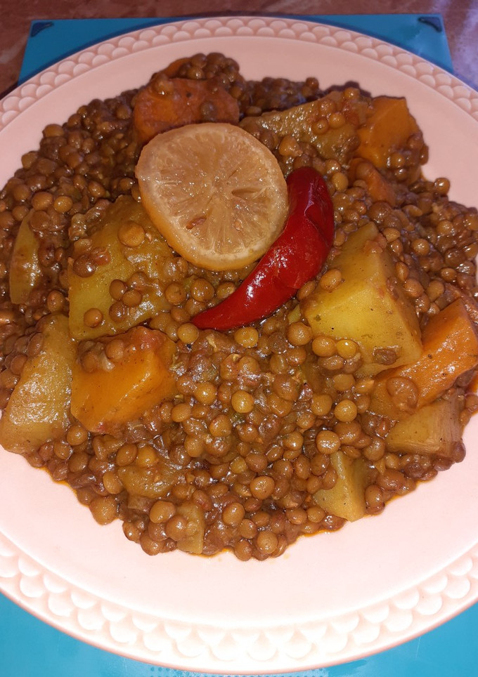 Una foto de Lentejas con verduras 😊