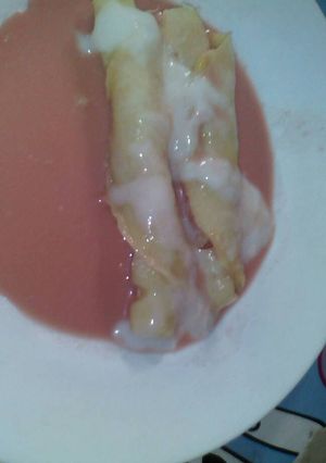 Foto resep Dadar gulung with saus fla dan cocopandan