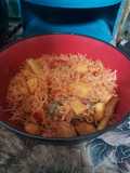 Tumis kentang bihun