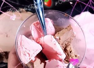 Una foto de Helado de Frutilla🍓 y Chocolate🍫 (en sobrecito)