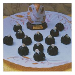 A picture of Chocolate Modak.