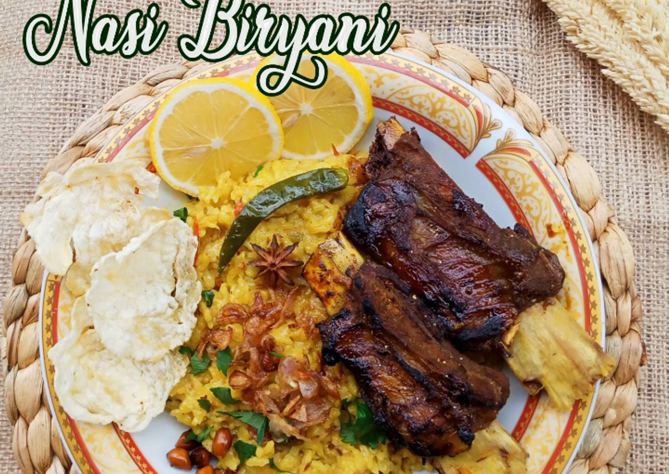 Nasi Biryani/ Briyani Versi Beras Lokal
