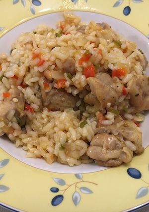 Una foto de Arroz con pollo