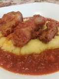 Polenta con Maiale, Vitello e Salsiccia al Sugo