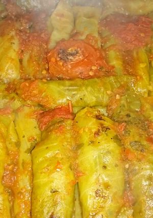 صورة لوصفة محشي الملفوف (الكرمب)