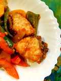 Sweet and Sour Fried Grouper with Colorful Peppers