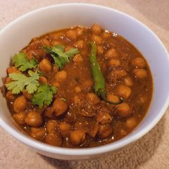 A picture of Chana Masala 🥰🍲🏡.