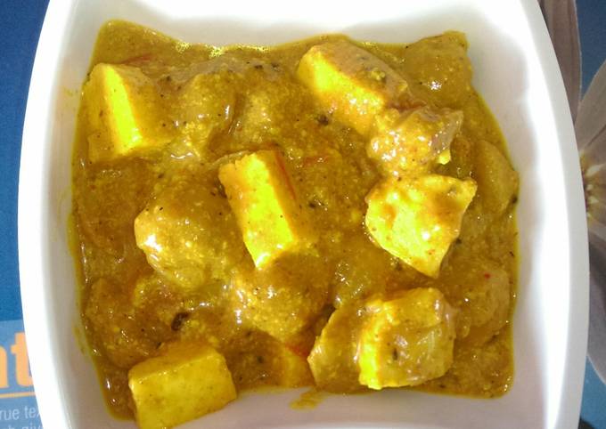 Soya paneer curry Recipe by Aneeta Rai - Cookpad