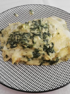 Una foto de Lasaña de espinacas y queso de cabra🥬