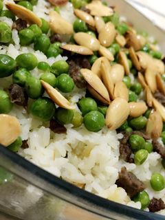 صورة لوصفة رز ببازيلا 💚😋