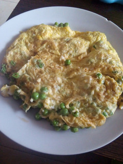 Una foto de Tortilla de guisantes