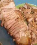 Shawarma de cerdo en horno común🐖