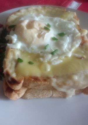 Una foto de Croque madame