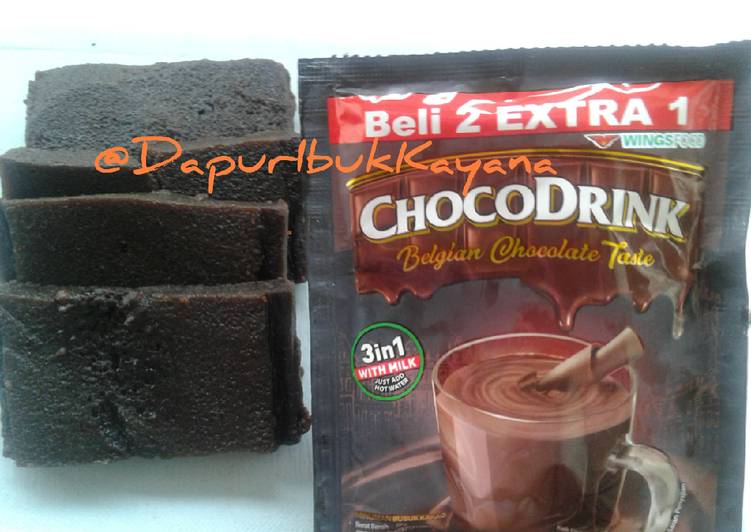 41 Brownies 'Chocodrink' Kukus No Terigu No Timbangan No Mixer