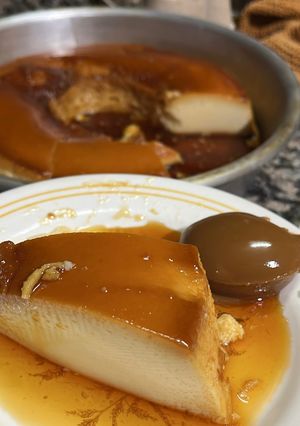 Una foto de Flan Casero