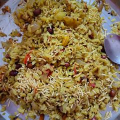 A picture of Masala poha.