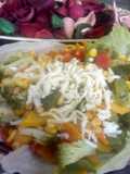 Boiled vegetables salad