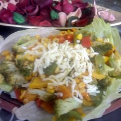 A picture of Boiled vegetables salad.