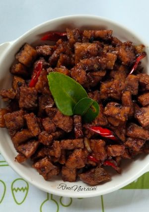Foto resep Tempe Saos Lada Hitam