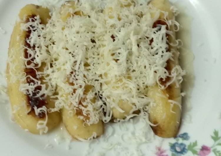 Pisang bakar keju