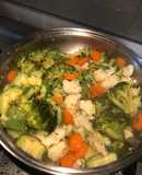 Verduras al vapor