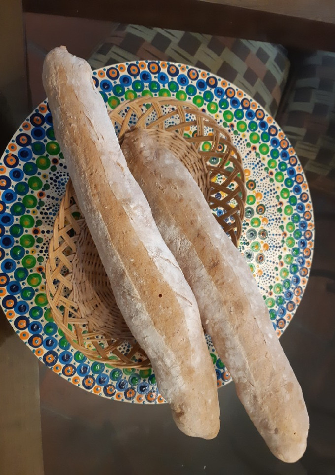 Una foto de Baguetes de Masa Madre. Receta fácil