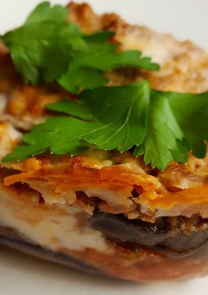Une photo de Moussaka à l'agneau