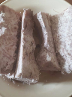 A picture of Boiled Arrowroots - Nduma.