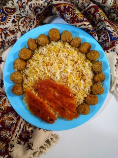 عکسی از دستور سماق پلو