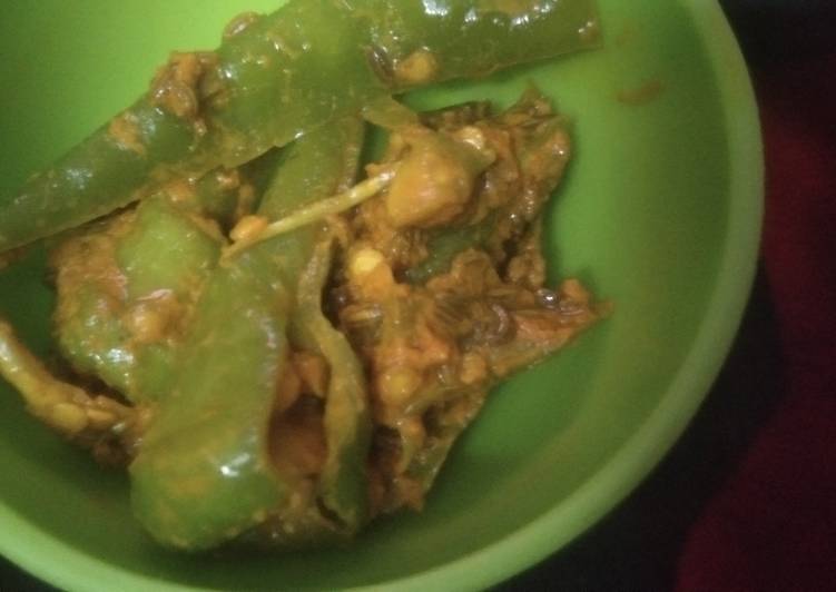 Recipe of Any-night-of-the-week Green Mirch Pickle