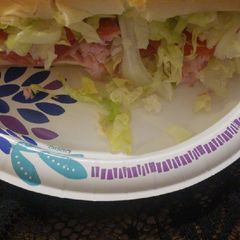 A picture of Homemade subs.